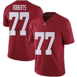 Men's Jaeden Roberts Alabama Crimson Tide Limited Crimson Football College Jersey